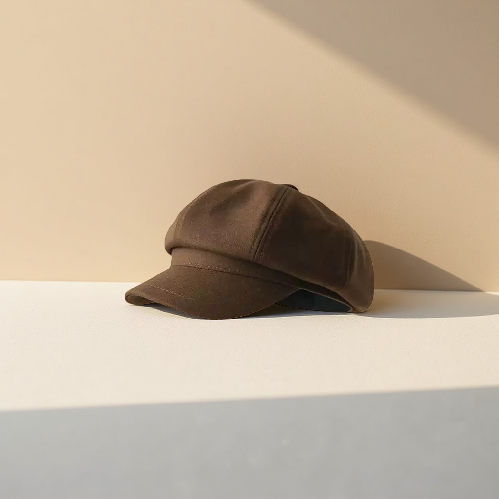 Beige baseball cap and beret are cool, versatile and casual sun hats Application Scenario