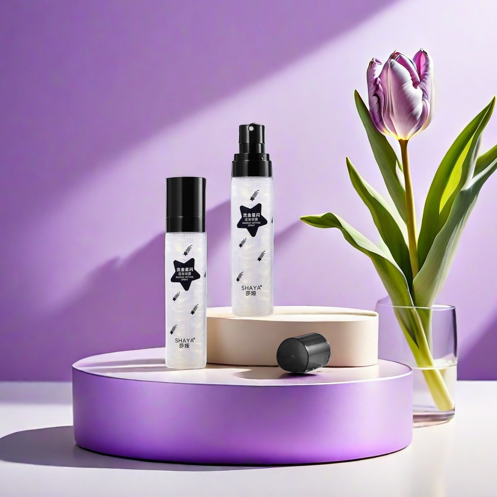 Flowing Light Fine Flash Moisturizing, Makeup Control and Setting Spray Bottle Specification image