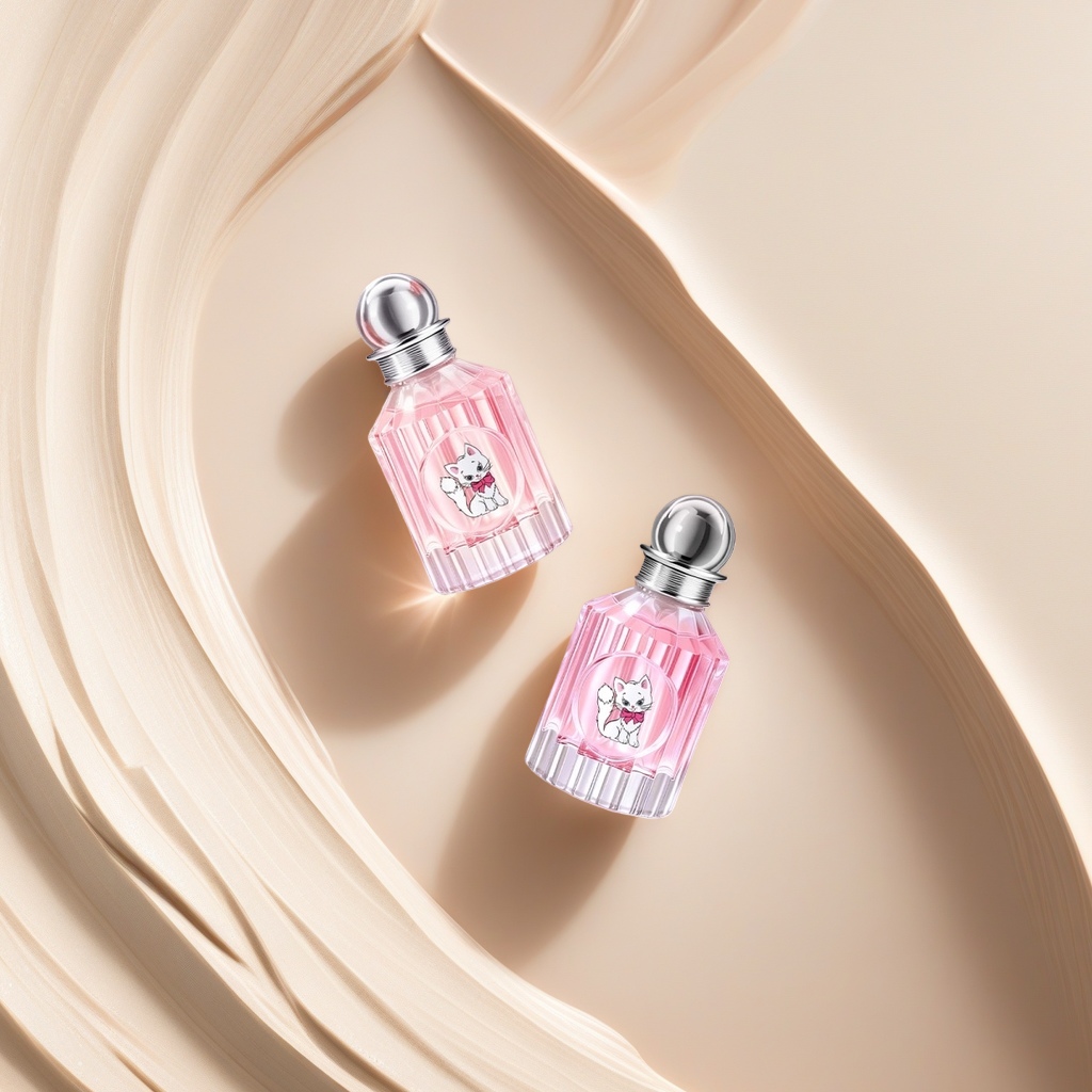Pink perfume bottle, glass spray bottle, 100ml empty bottle, refillable home fragrance accessory Pink perfume bottle, glass spray bottle, 100ml empty bottle, refillable home fragrance accessory