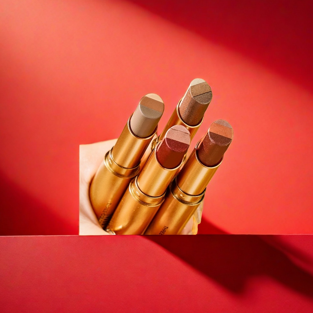 Golden shell lipstick, long-lasting color display, moisturizing matte lipstick Specification image