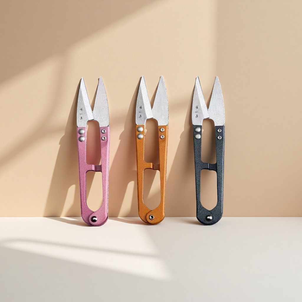 Three sets of multi-functional scissors for home fabric cutting and paper-cutting in different colors details Picture
