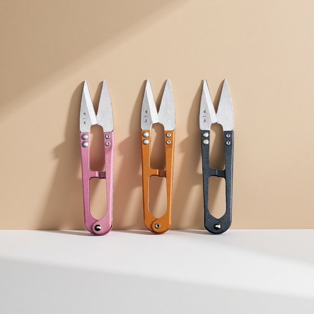 Three sets of multi-functional scissors for home fabric cutting and paper-cutting in different colors Specification image