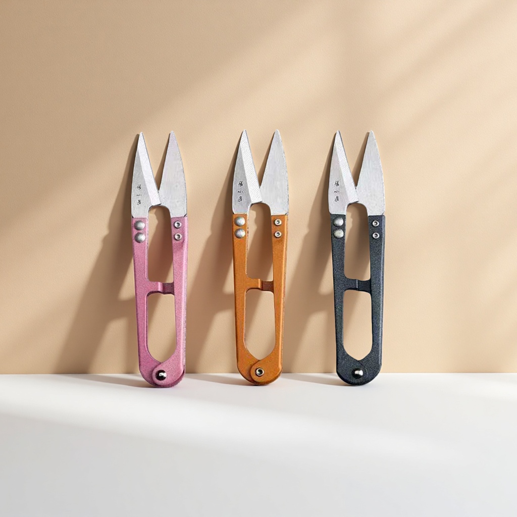 Three sets of multi-functional scissors for home fabric cutting and paper-cutting in different colors Application Scenario