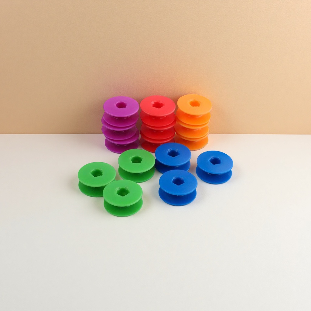 Colorful plastic wheels, universal load-bearing pulleys, 360-degree rotating silent wheels