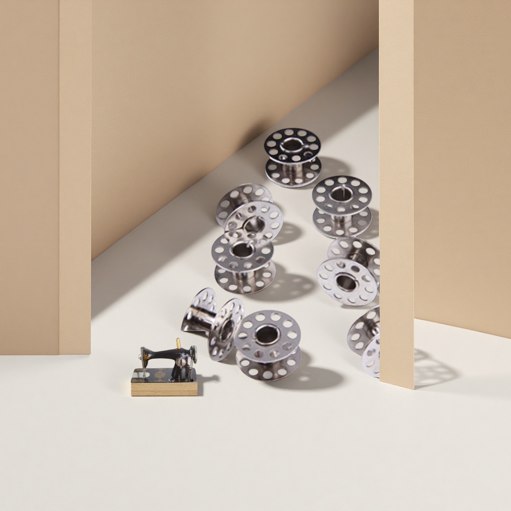 Metal shuttle core, special shuttle core for sewing machines, universal durable metal shuttle core