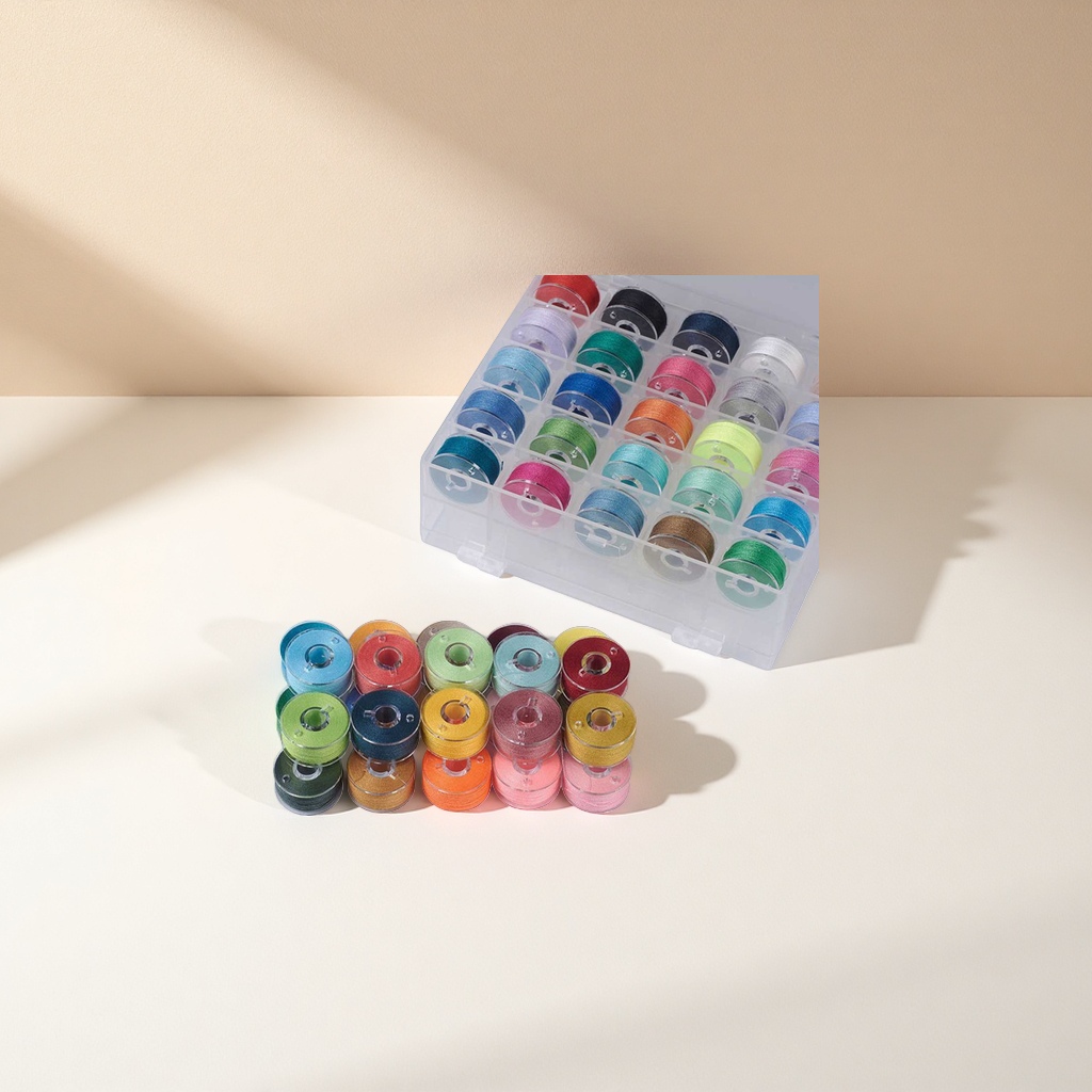 Special silent spool box for shuttle thread sewing machine accessories, high-strength ABS material for winding and storage details Picture