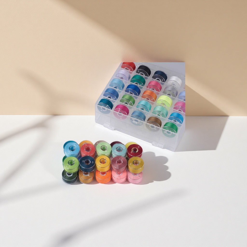 Special silent spool box for shuttle thread sewing machine accessories, high-strength ABS material for winding and storage Application Scenario