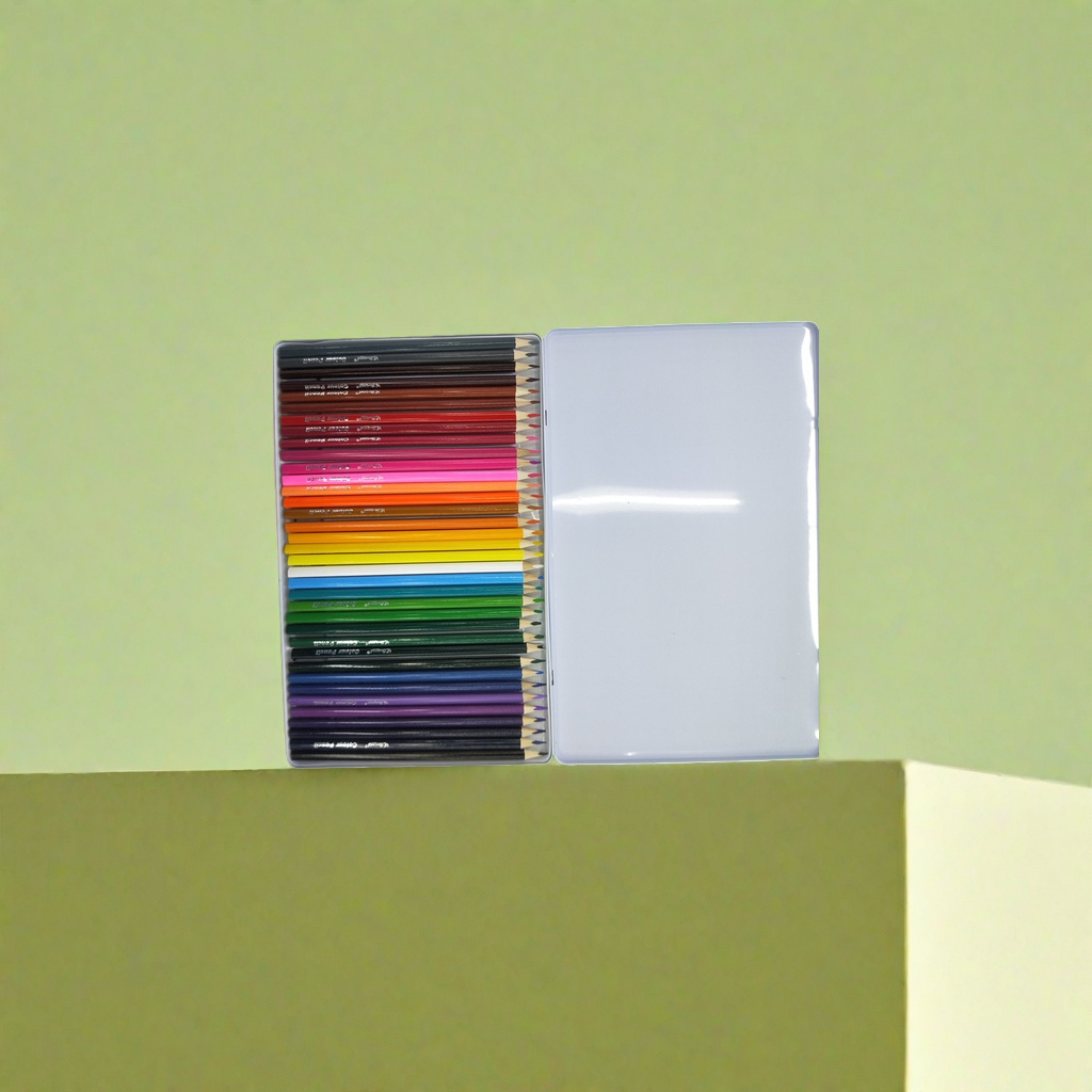 أغلفة أقلام رصاص ملونة بالألوان مع أغلفة أقلام رصاص ملونة من 24 مقلاماً Specification image