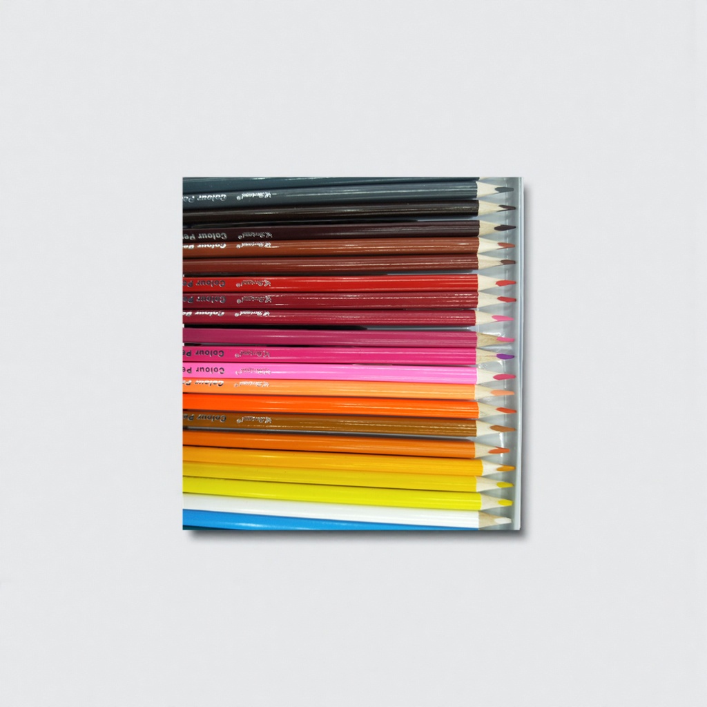 Deli Colored Pencil Set 24-color children's drawing pencils Specification image