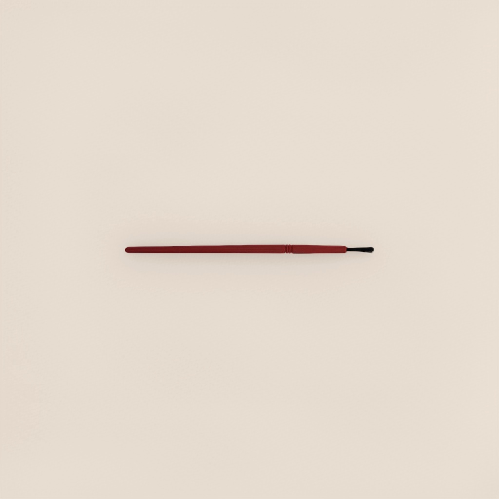 Red eyebrow brush, professional shaping eyebrow brush, fine brush head, natural coloring details Picture
