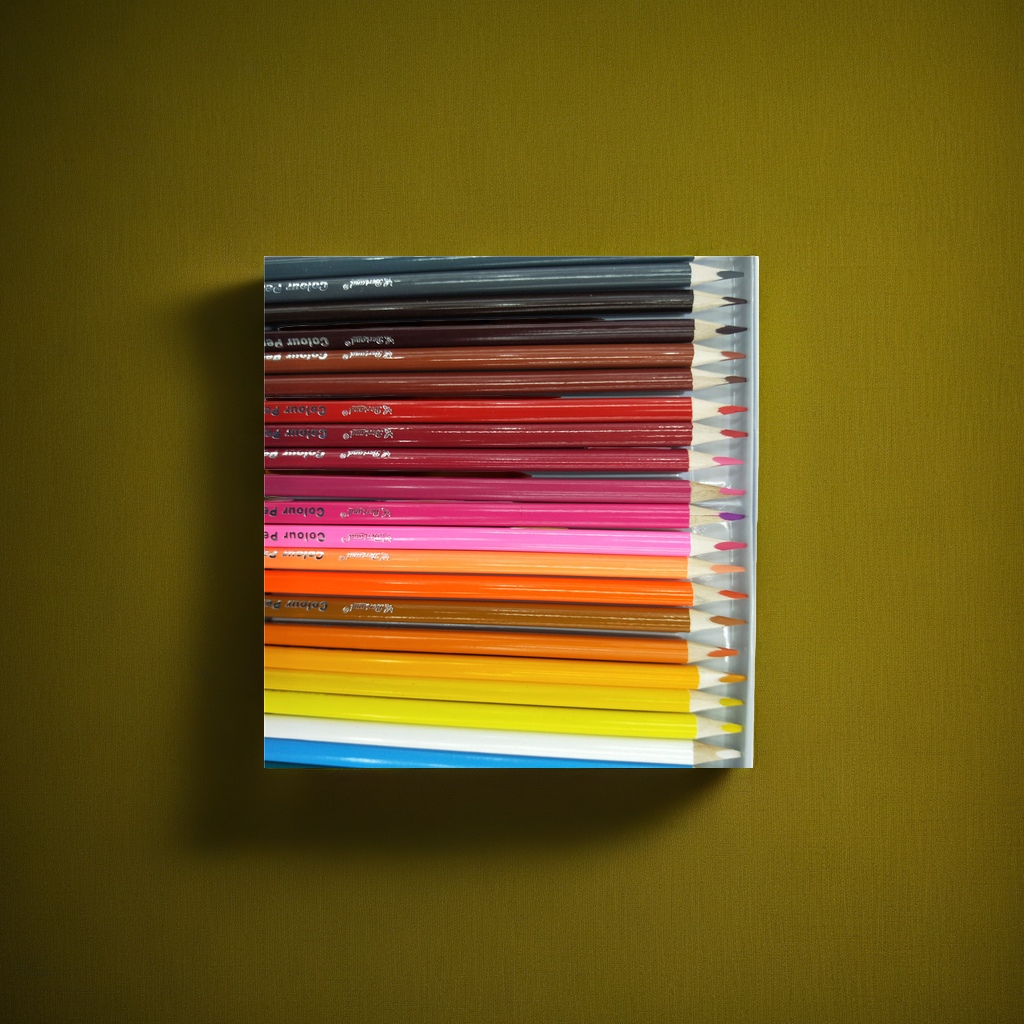 Deli 24-color children's drawing Pencils set of 12 pieces details Picture