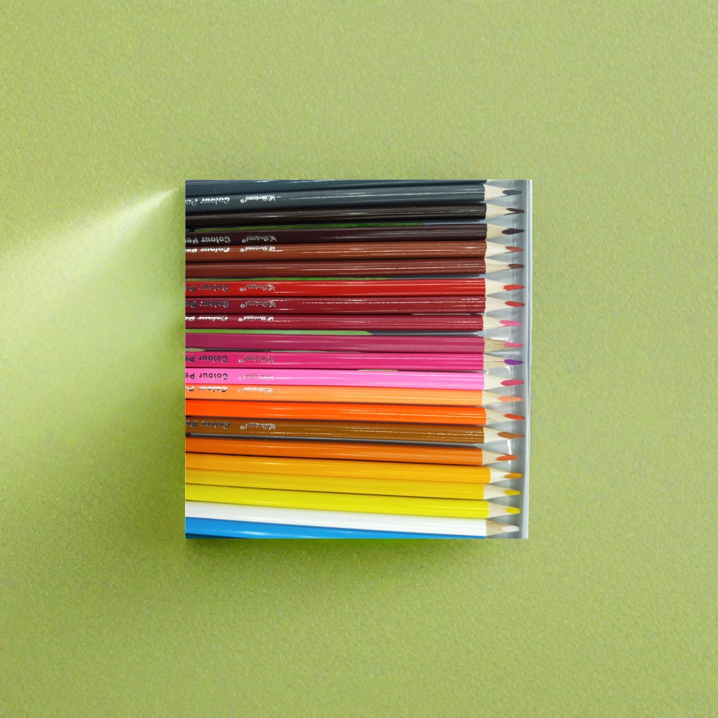 Deli wooden colored pencils, 24-color drawing pencils, specially designed for children's art Application Scenario