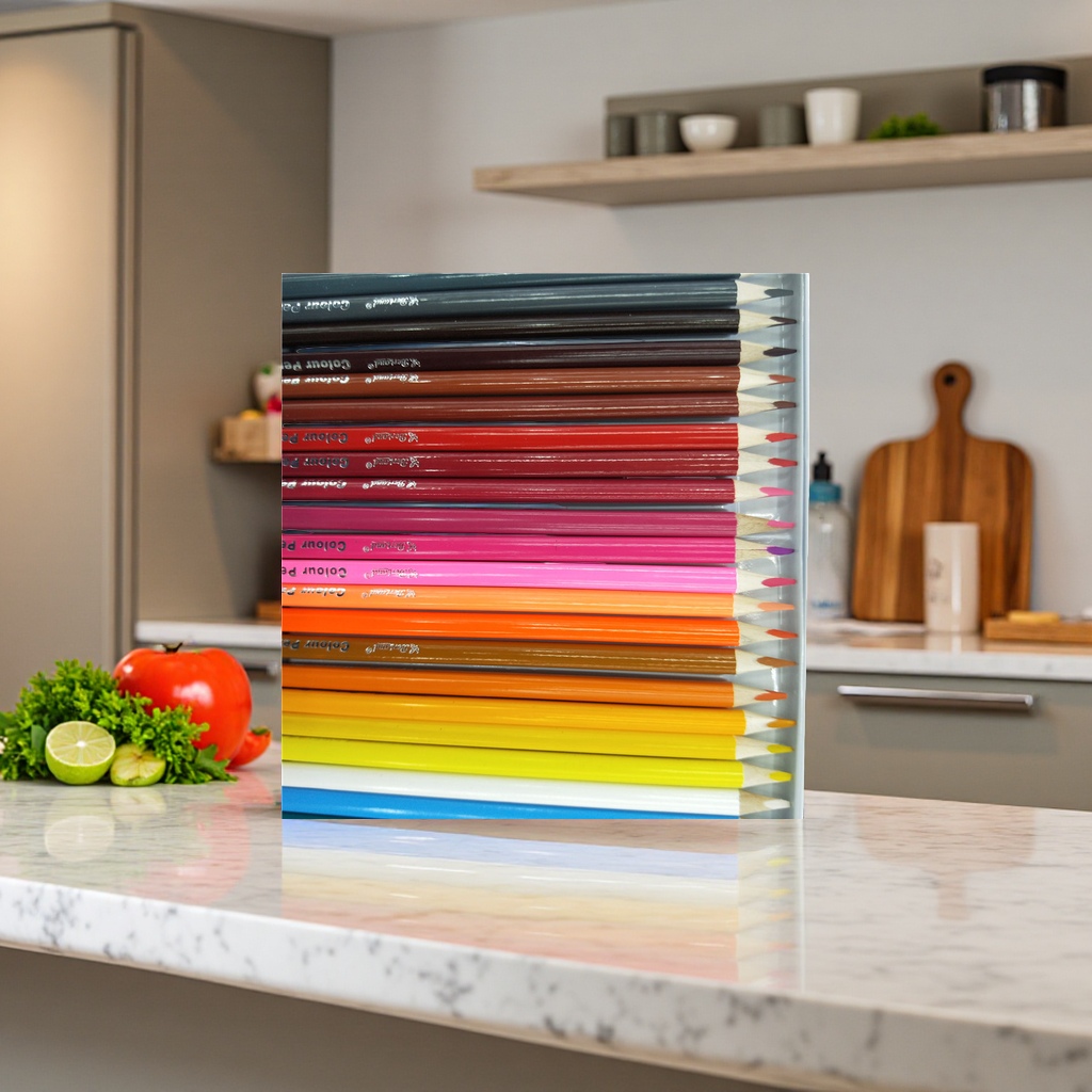 Deli Colored Pencils 24-color Children's Drawing and Art Special colored Pencil set details Picture