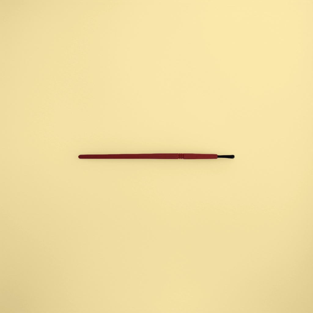 The red eyebrow brush features a double-head design for eyebrow shaping and flexible nylon bristles Application Scenario