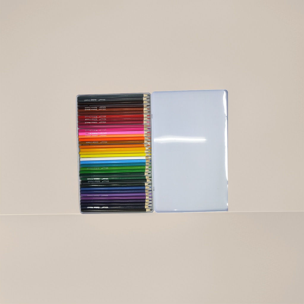 Deli 12-color soft lead colored pencils with PP material colored pencil case student art drawing set