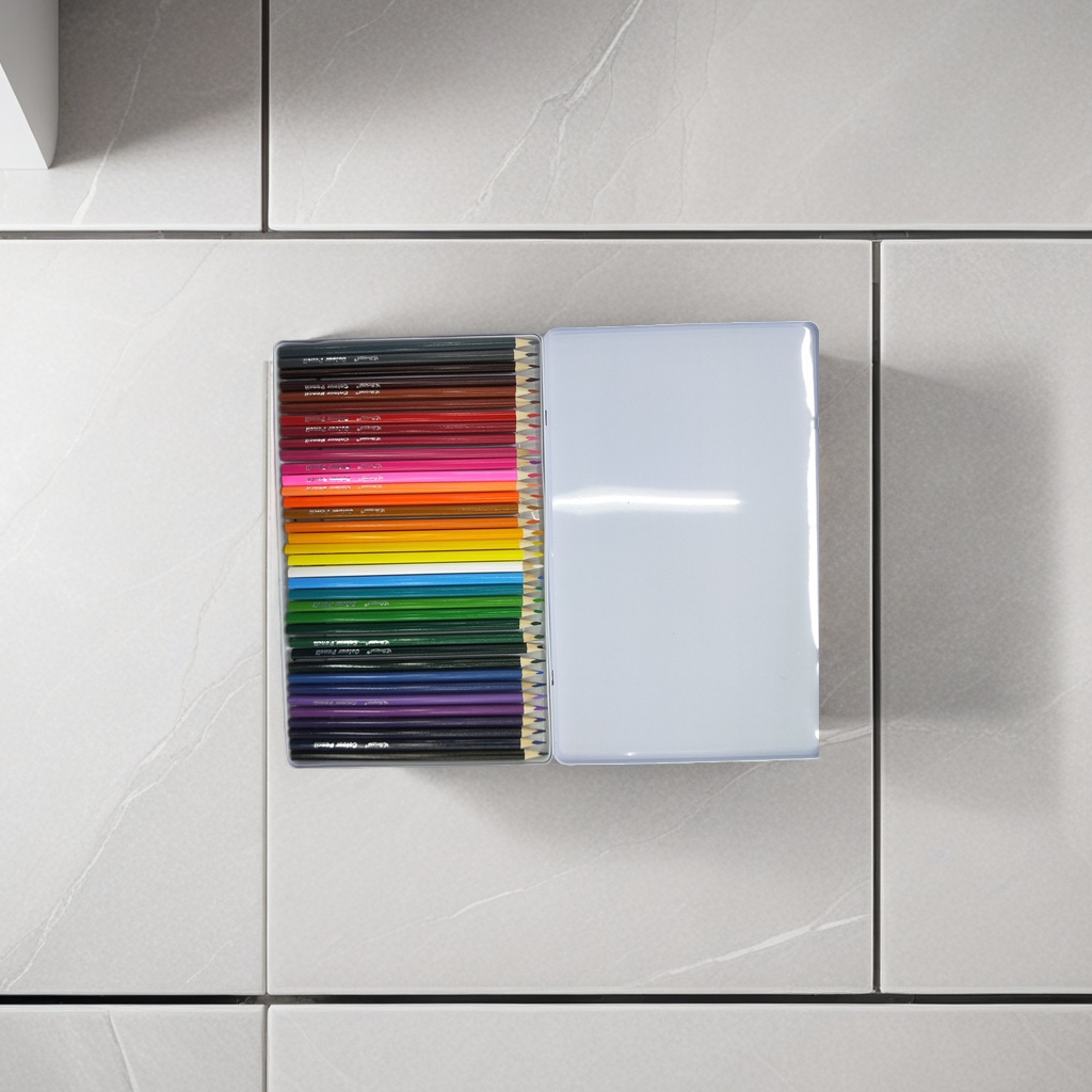 Derecho madera lápices de color 24 colores con caja de lápices de color para niños fine art painting set