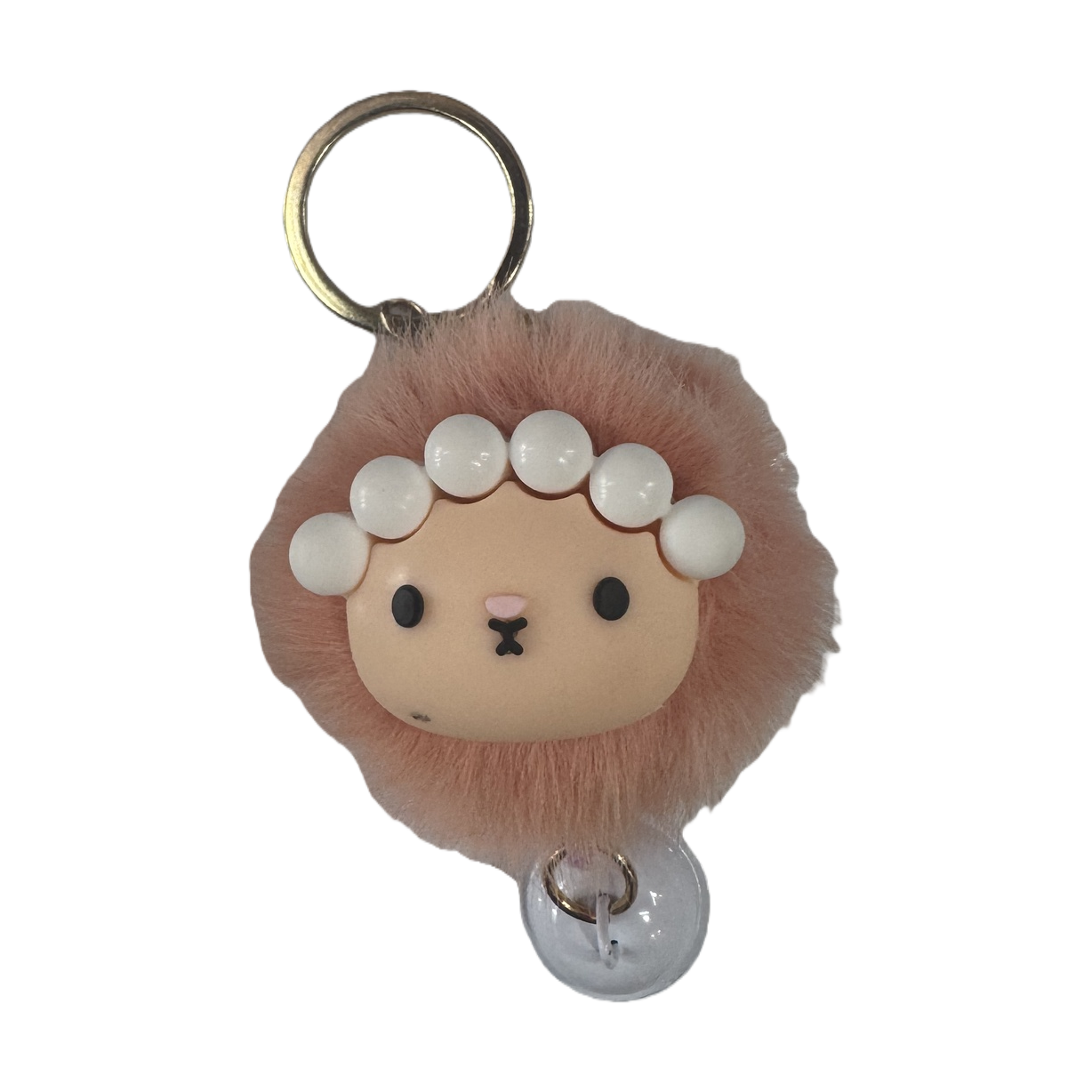 Pink plush toy pendant, cute and adorable car backpack decoration plush pendant Item Picture