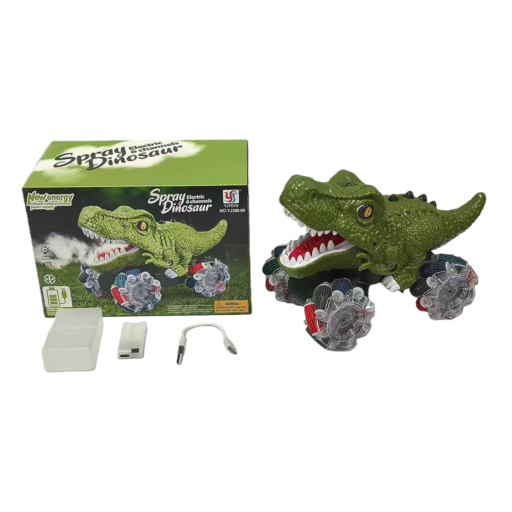 Jet de agua dinosaurio juguete cute dinámico niños puzzle jet de agua muñeca Item Picture