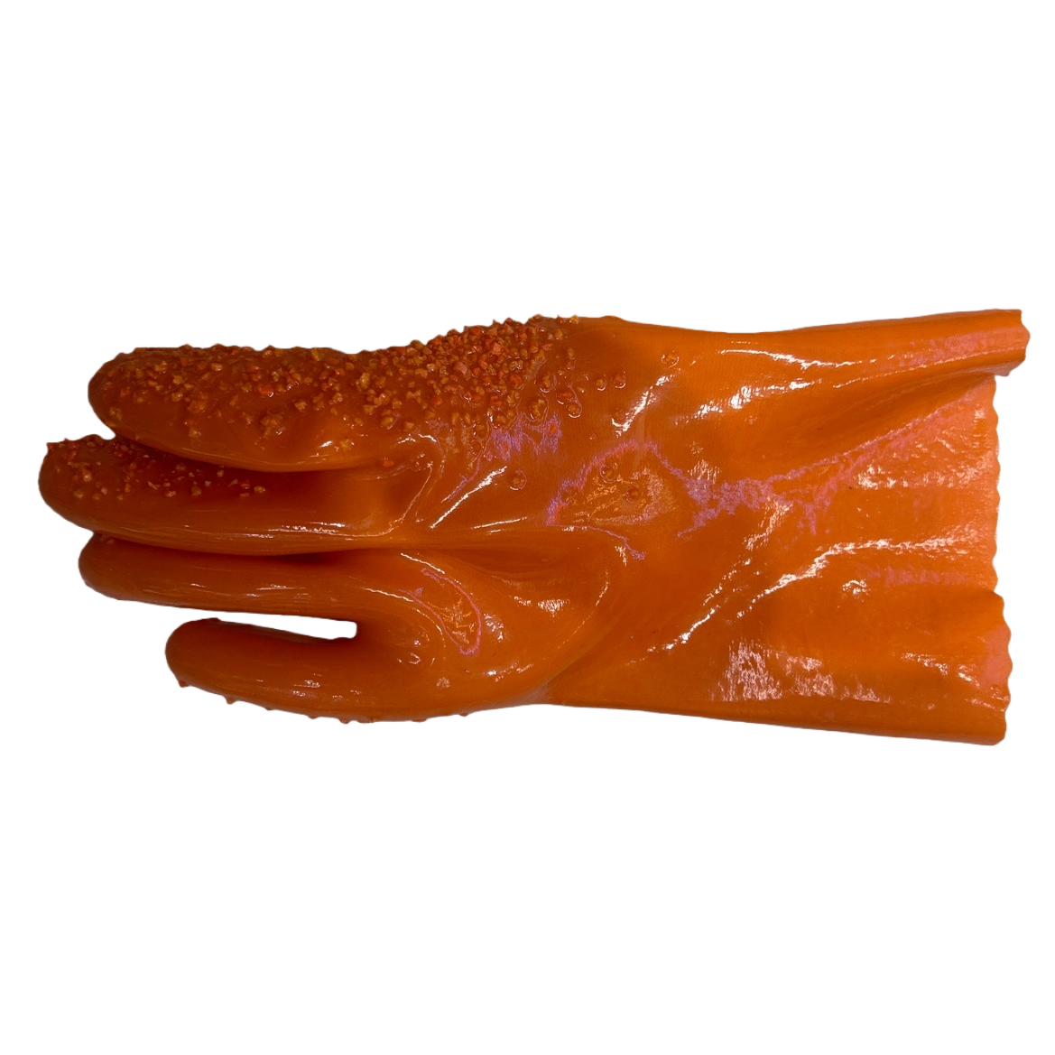 Orange rubber gloves, anti-slip, thickened and wear-resistant, household kitchen cleaning and labor protection supplies Item Picture