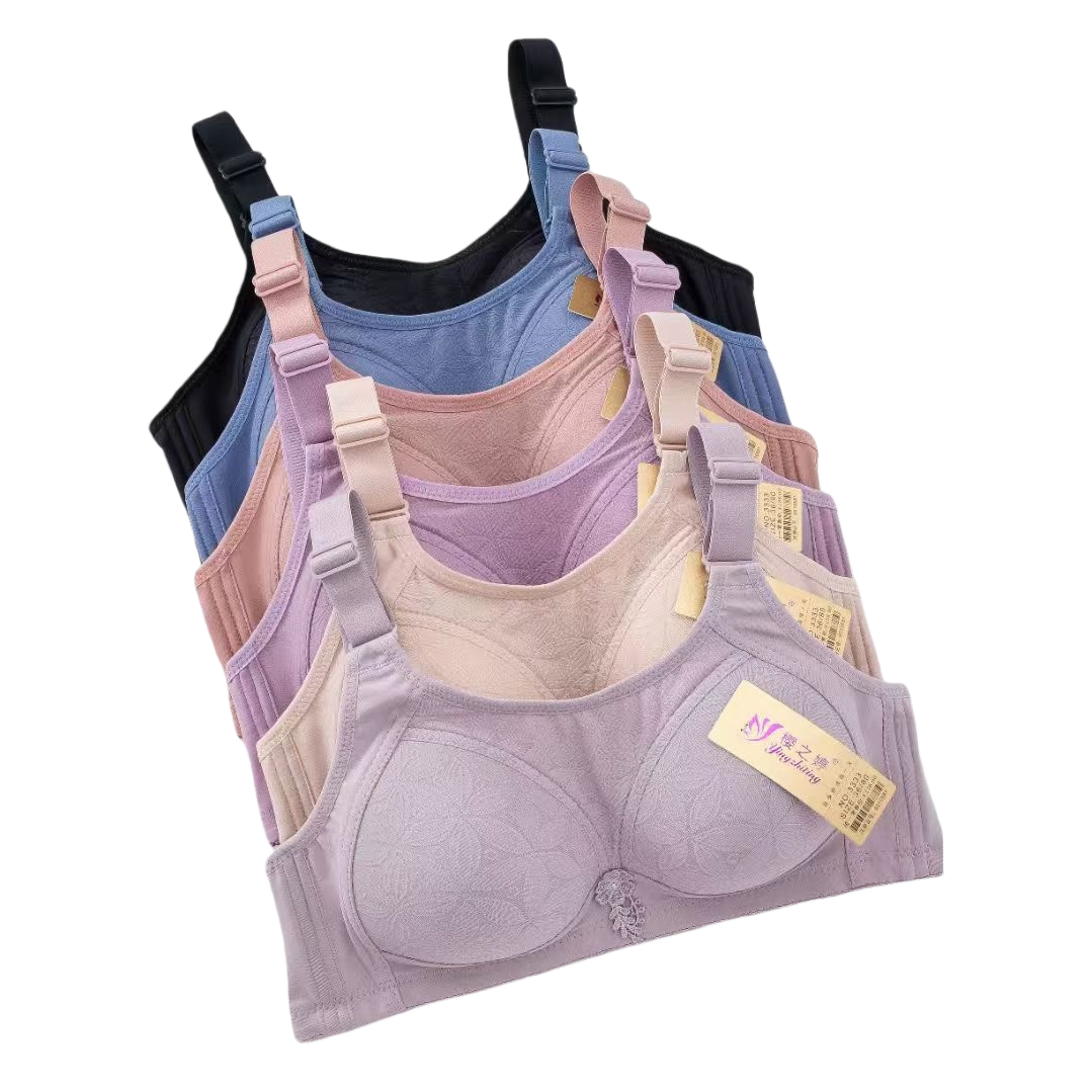 The export bra for women is a comfortable and breathable undergarment without a steel ring Item Picture