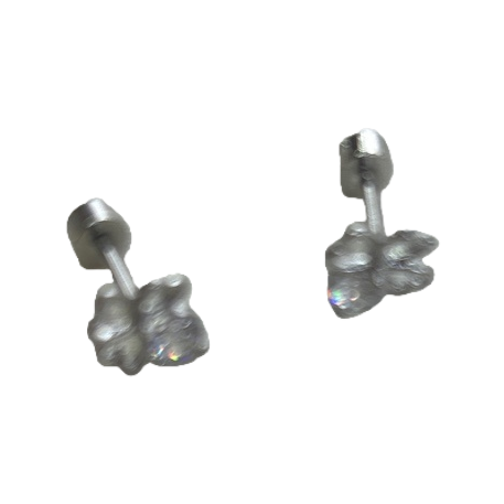 Pendientes de plata 925 plata esterlina antialérgicos orejeras para damas para uso diario de viaje Item Picture