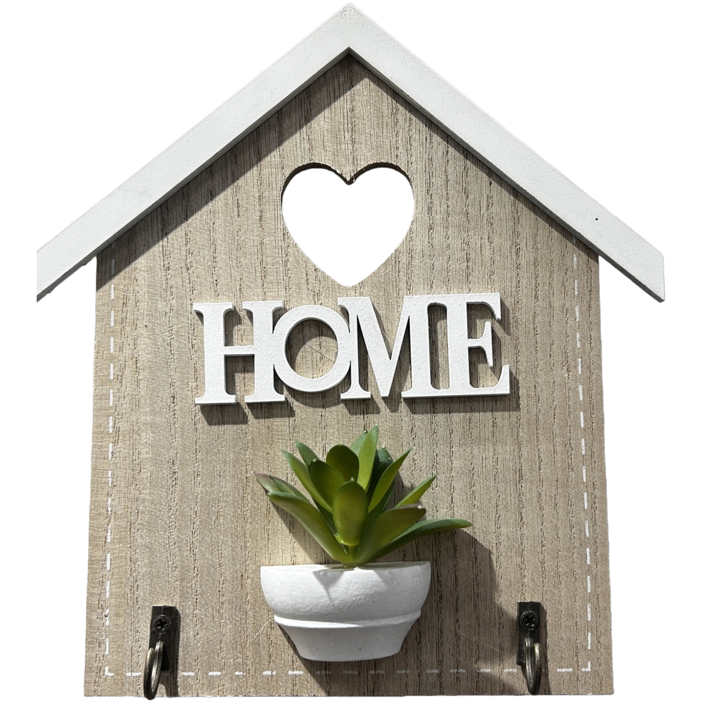 Decorative wooden house-shaped hanging ornaments, Nordic-style home wall decoration creative ornaments Item Picture
