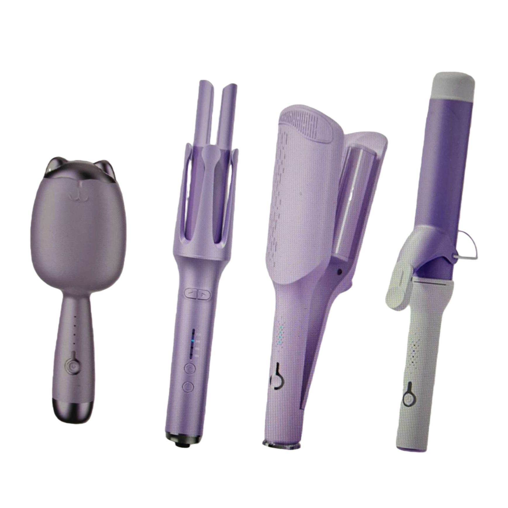 Purple curling iron 32mm large curls curling iron constant temperature ceramic negative ions Item Picture