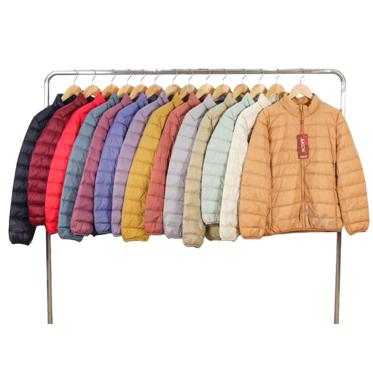 A new color 90-down down jacket for women in winter, warm and lightweight duck down coat Item Picture