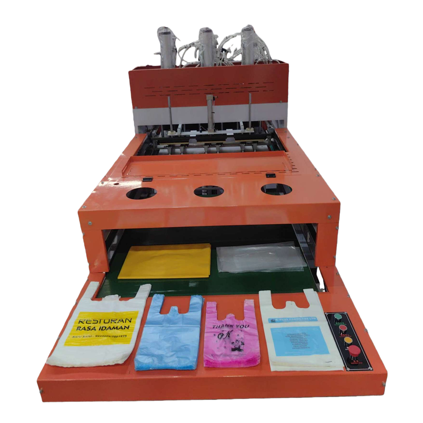 The fully automatic heat-sealing bag-making machine for plastic bags is 300mm wide, high-speed and stable Item Picture
