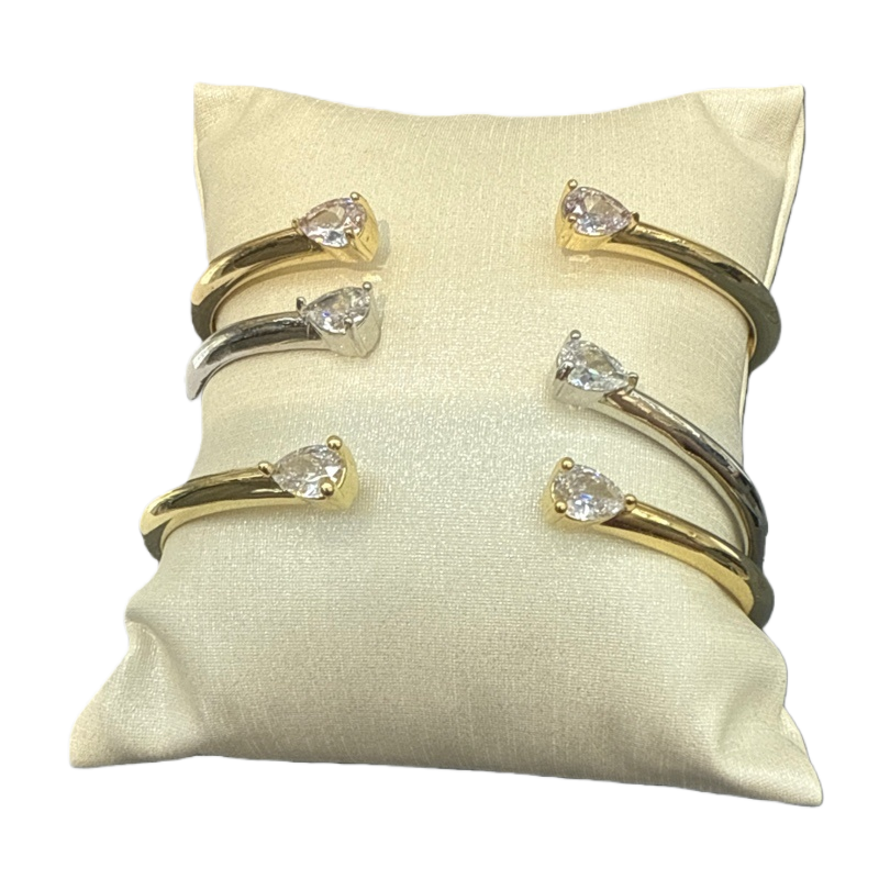 Brazalete de la joyería de las mujeres 925 plata esterlina brazalete antialérgico para el uso diario del viaje Item Picture