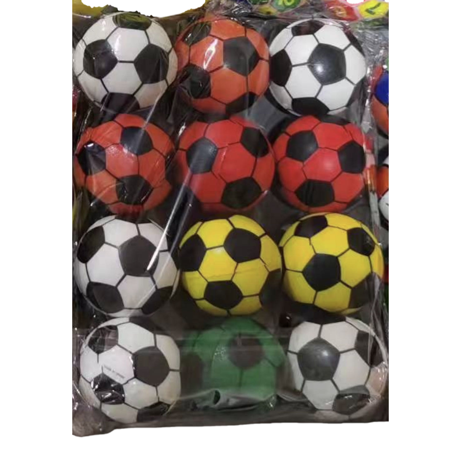 Colored footballs, leather wear-resistant for football training and matches, suitable for both children and adults Item Picture