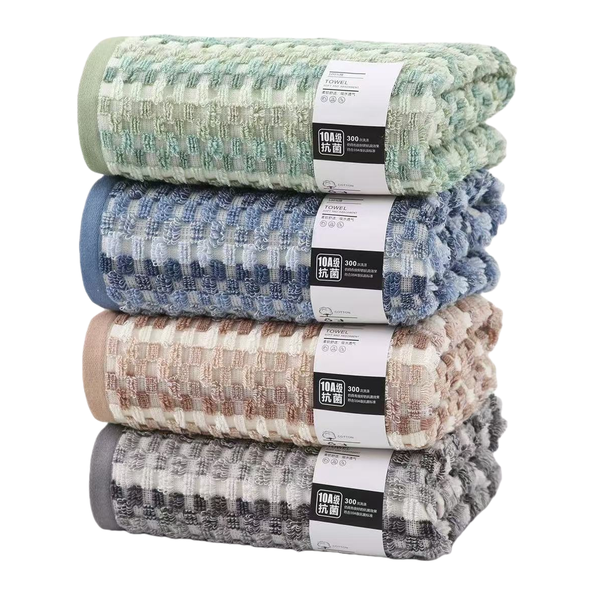Pure cotton absorbent quick-drying towel 30x70cm thickened soft household bathroom towel Item Picture