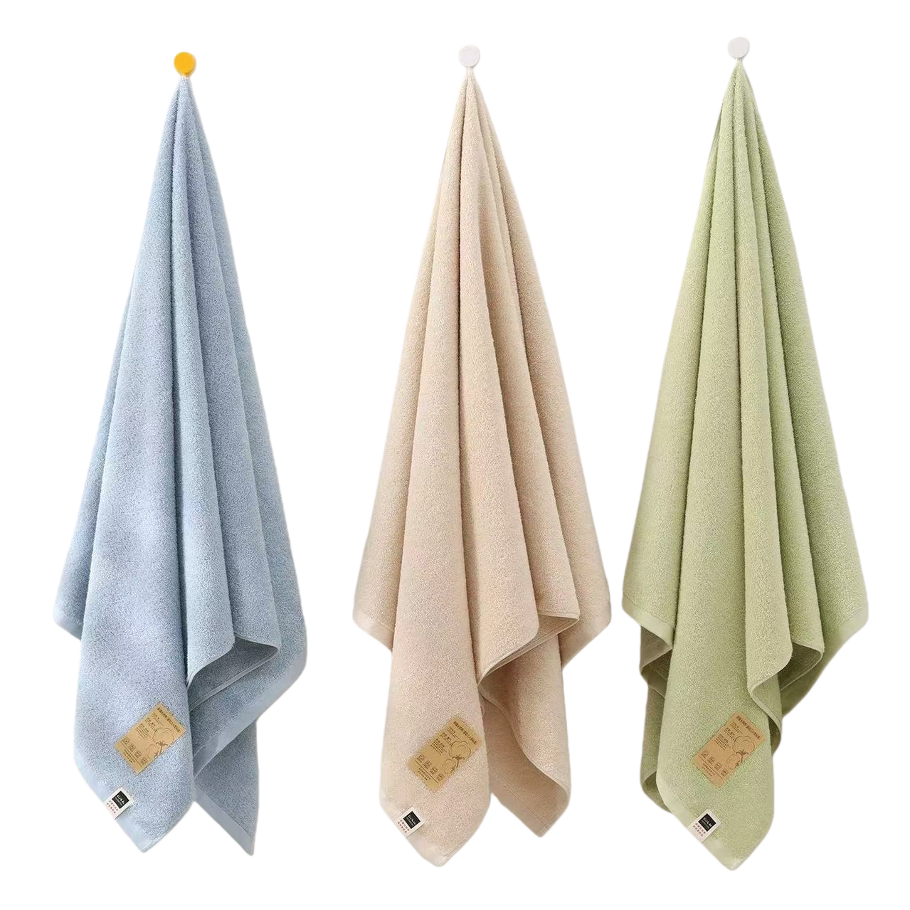 Pure cotton absorbent quick-drying towel 30x70cm, suitable for both men and women Item Picture