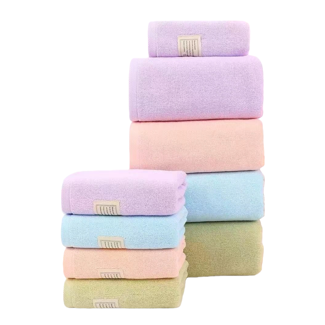 Toalla de color suave algodón suave absorbente velocidad de secado toalla de baño para el hogar Item Picture