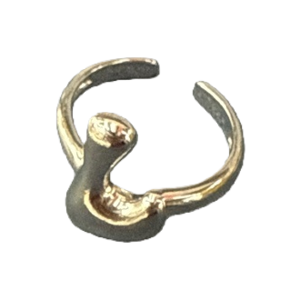 Золотое кольцо змеи, модная личность, подарочная упаковка кольца Item Picture
