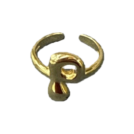 Золотые кольца 925 серебряных позолоченных бриллиантов Item Picture