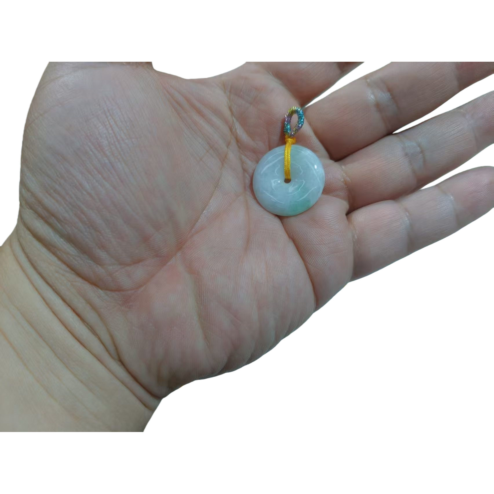 Hetian jade seed material pendant men's business casual necklace, exquisite, small and versatile Item Picture