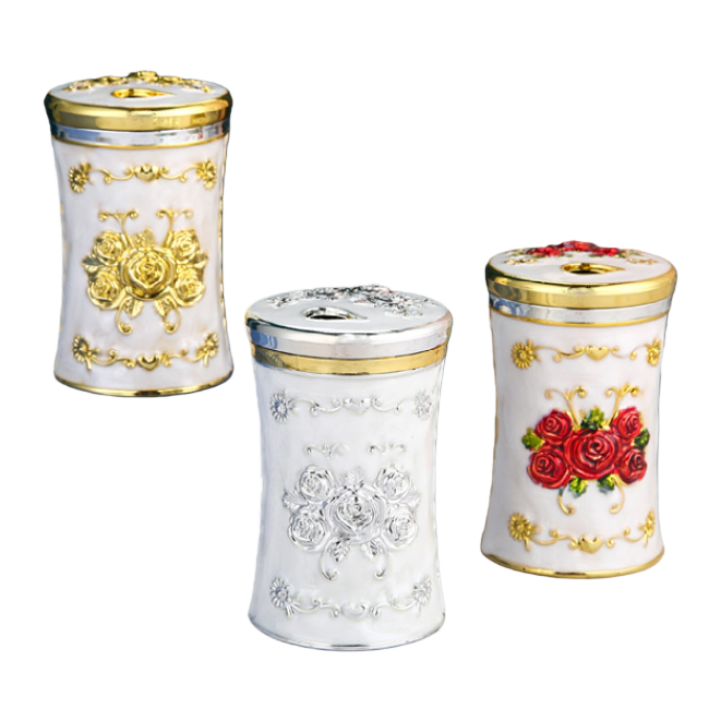 Hotel-style toothpick box, high-quality stainless steel toothpick box, simple and modern desktop storage Item Picture