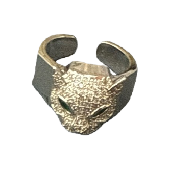 Anillo de moda simple con material metálico Item Picture