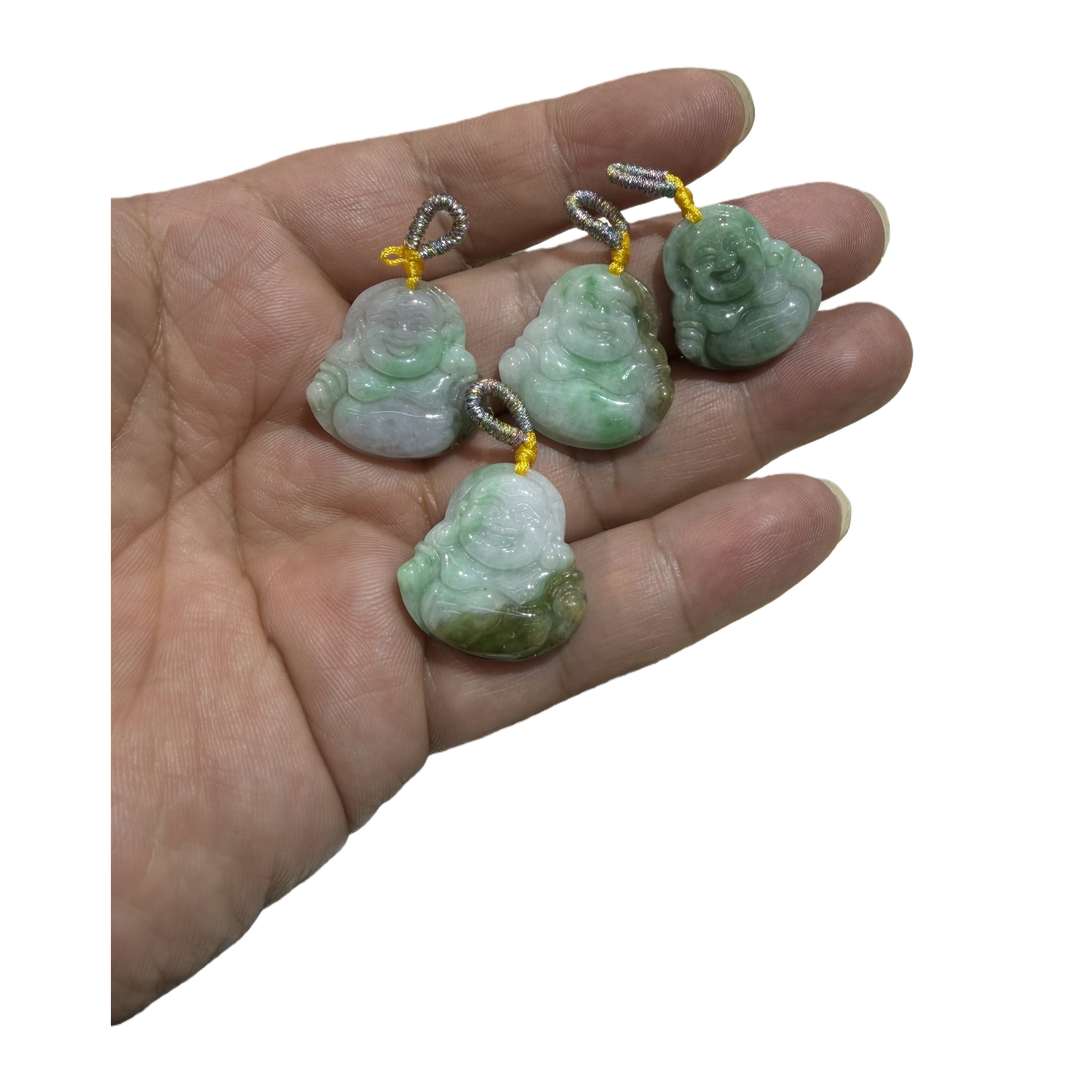 Natural jade Buddha pendant for men and women, a jade pendant for peace and good fortune Item Picture