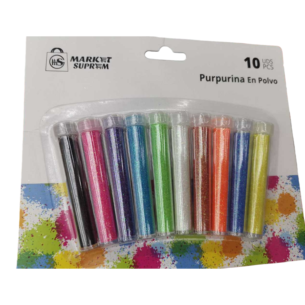 Color flash powder 10pcs set multicolor flash powder manicura DIY hecho a mano polvo decorativo Item Picture