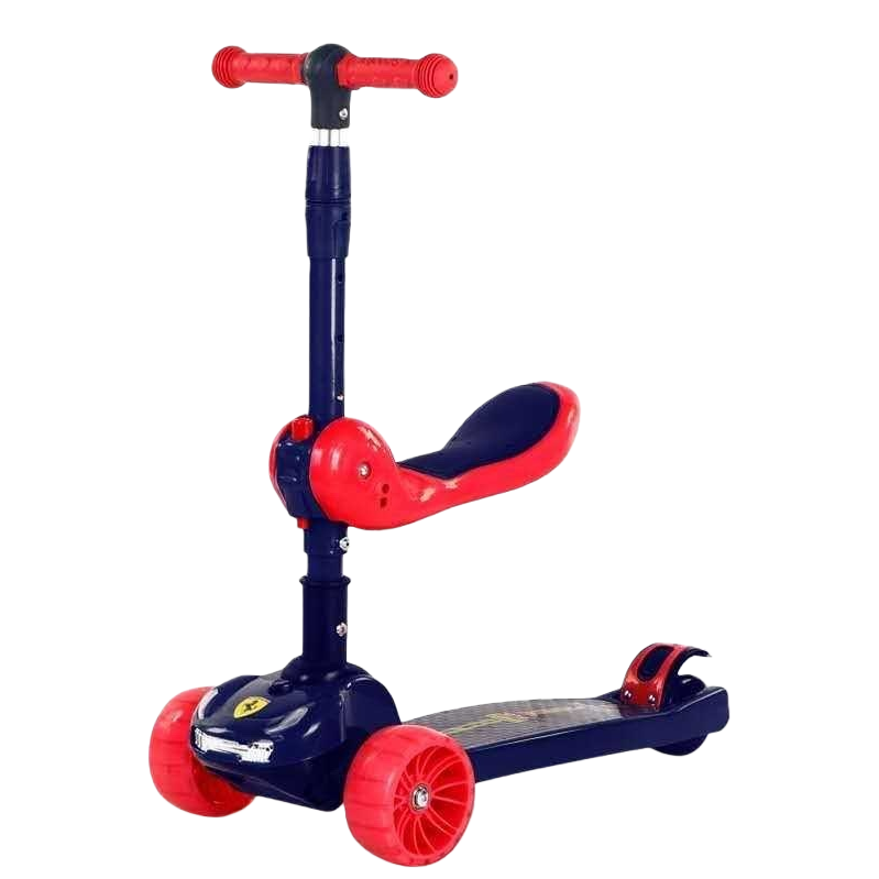 A foldable portable children's three-in-one scooter for learning to walk Item Picture