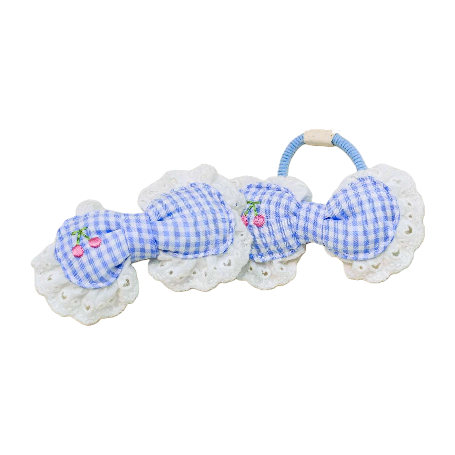والشعر المميز بأقواس زرقاء مقرونة عالية لا تؤذي الفتيات البالغات عموما Item Picture