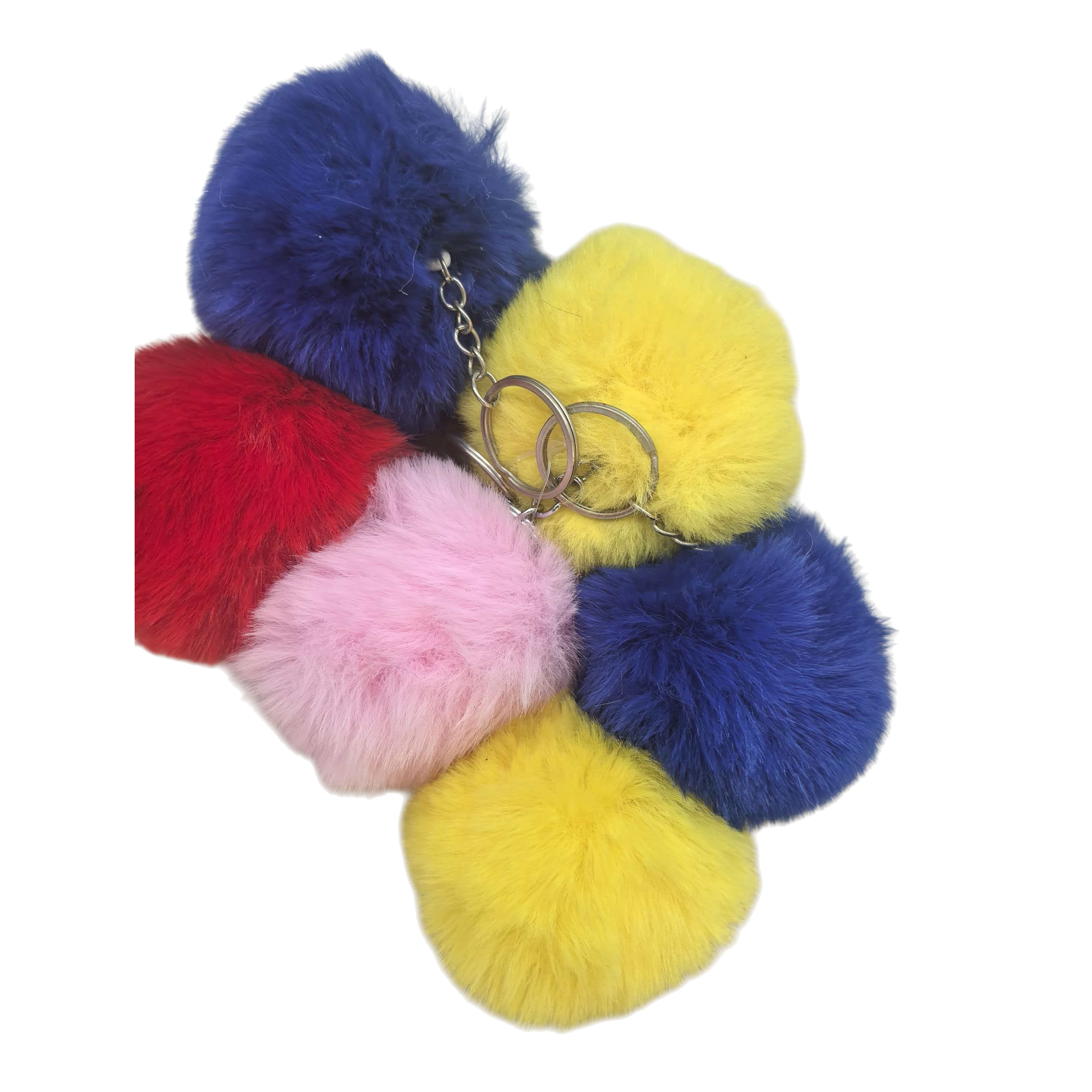 Plush ball keychain, cute plush pendant, small portable item Item Picture