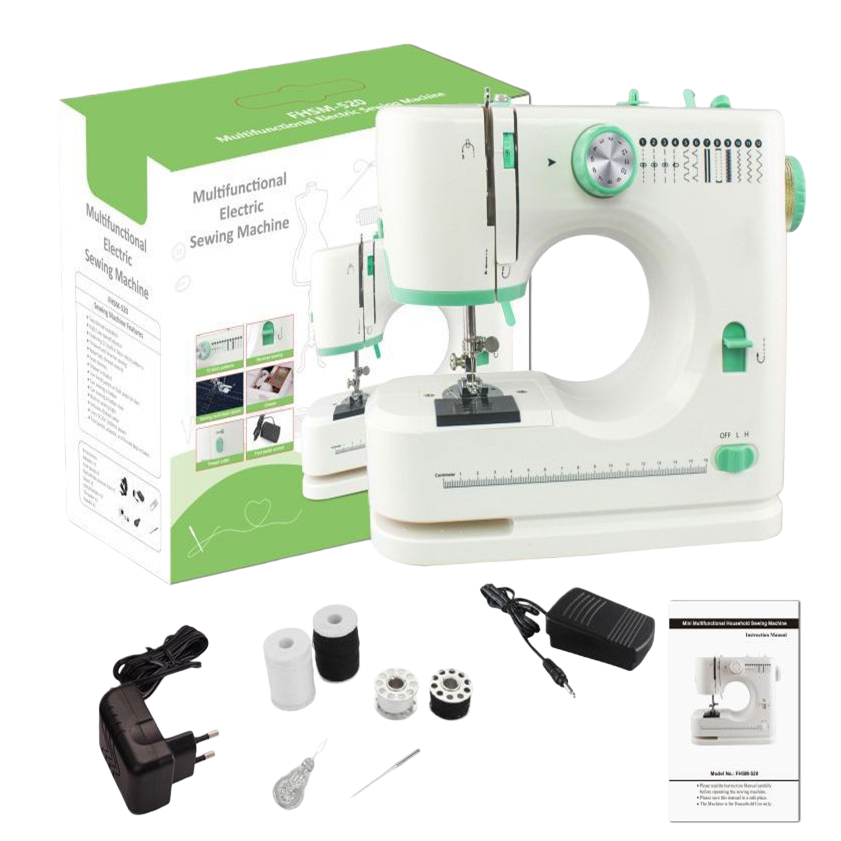 Multi-functional electric sewing machine, household portable sewing equipment, thread cutting, fabric sewing tool Item Picture