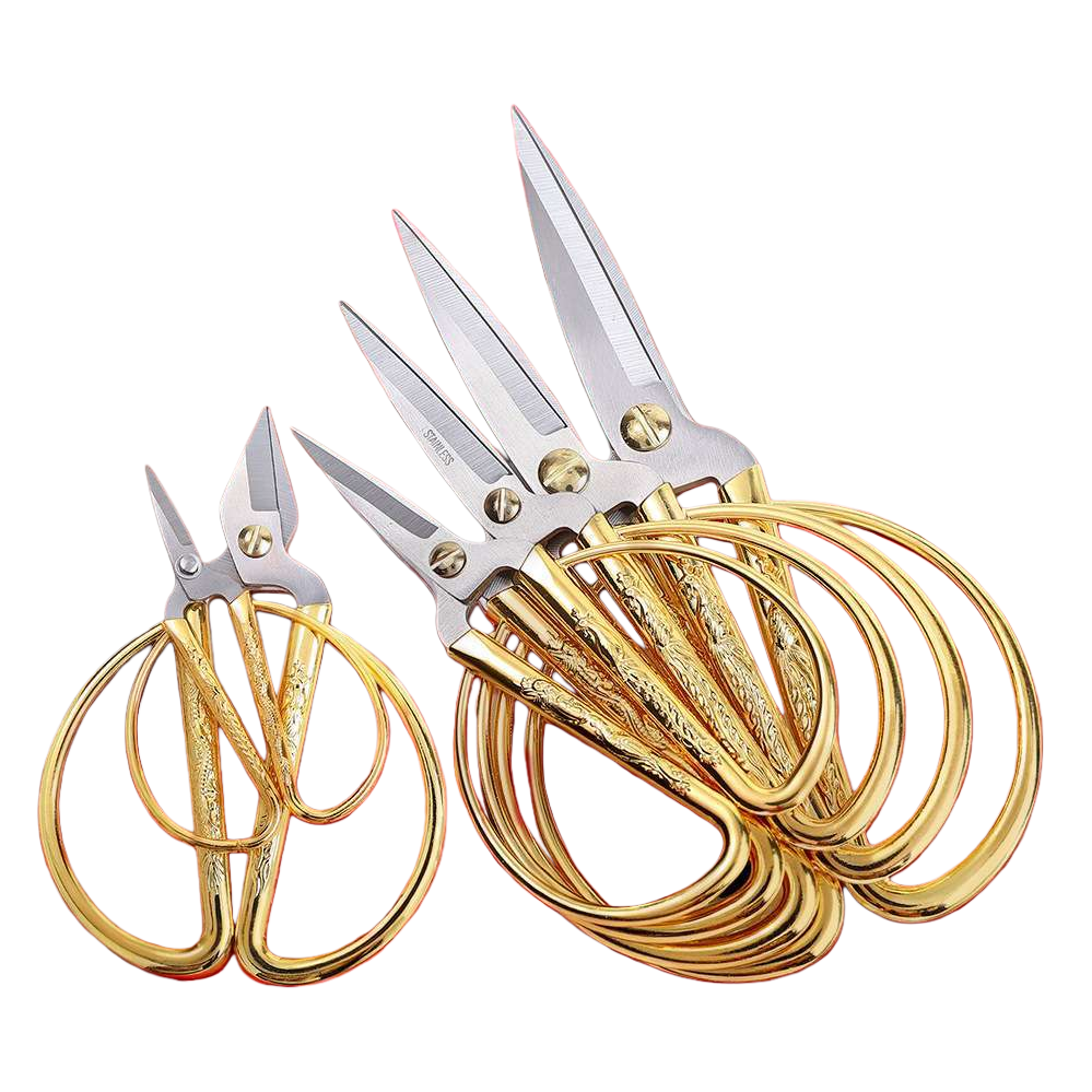 مقص متعدد الوظائف في المقص الذهبي من الفولاذ المقاوم للصدأ 304 Item Picture