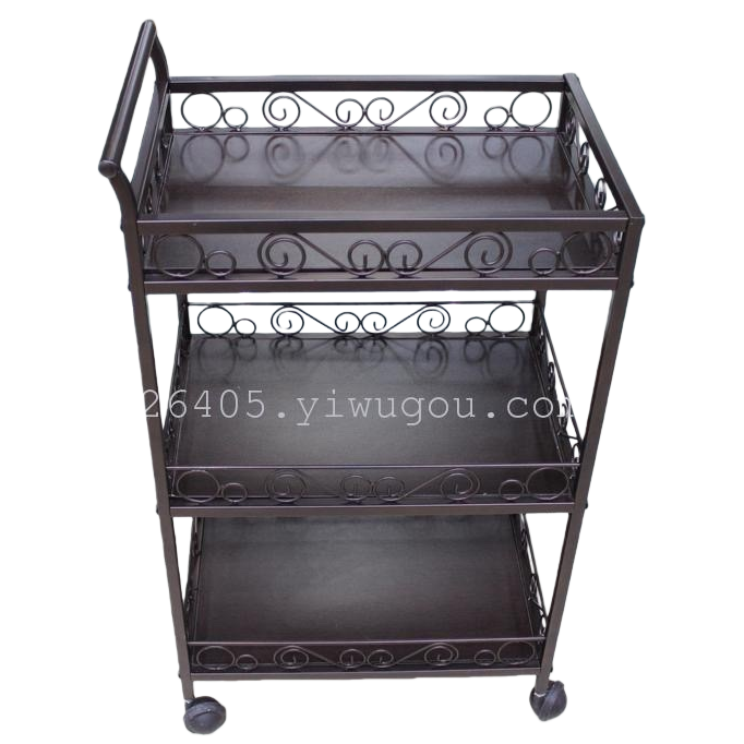 Carro de metal casa carro de carga multifuncional con ruedas carro móvil plegable Item Picture