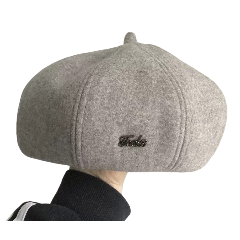 Brown beret women's autumn and winter Korean-style retro tweed hat Item Picture