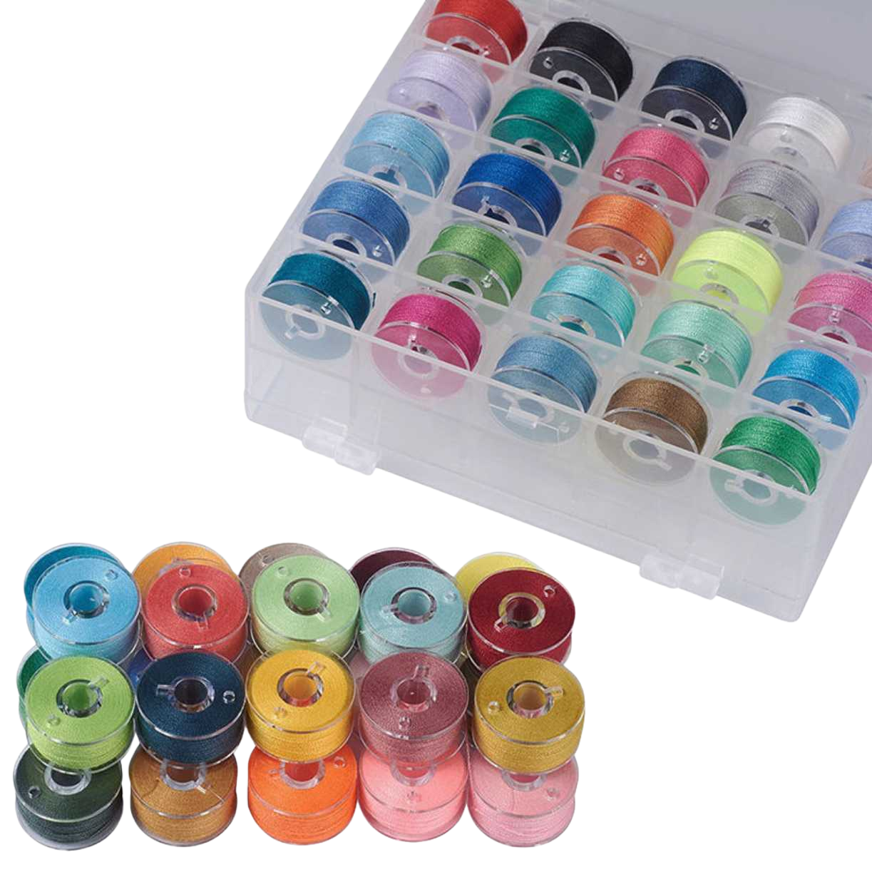Special silent spool box for shuttle thread sewing machine accessories, high-strength ABS material for winding and storage Item Picture