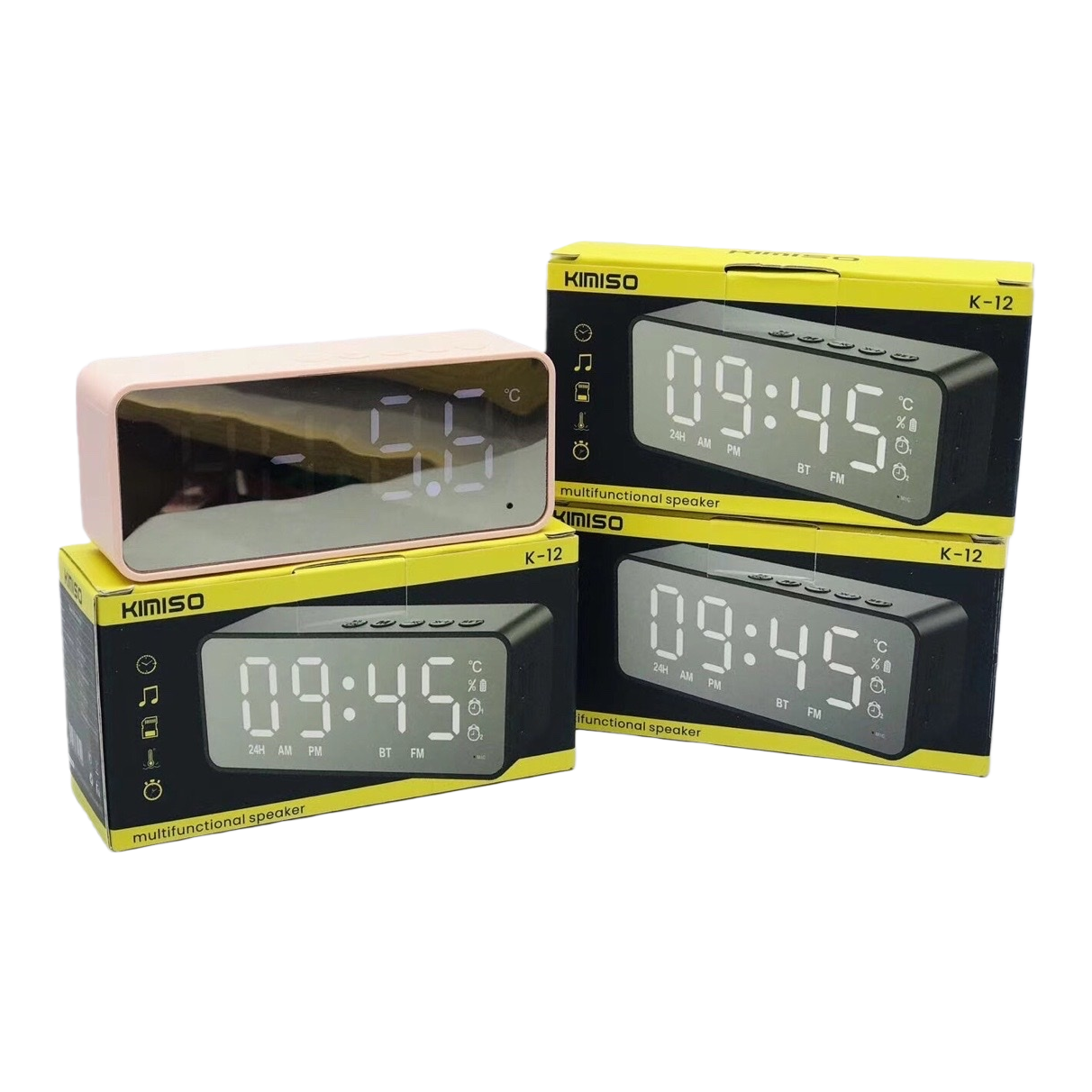جهاز منبه متعدد الوظائف، جهاز لاسلكي لاسلكي بلوتوث مزود بجهاز راديو موقيت Item Picture